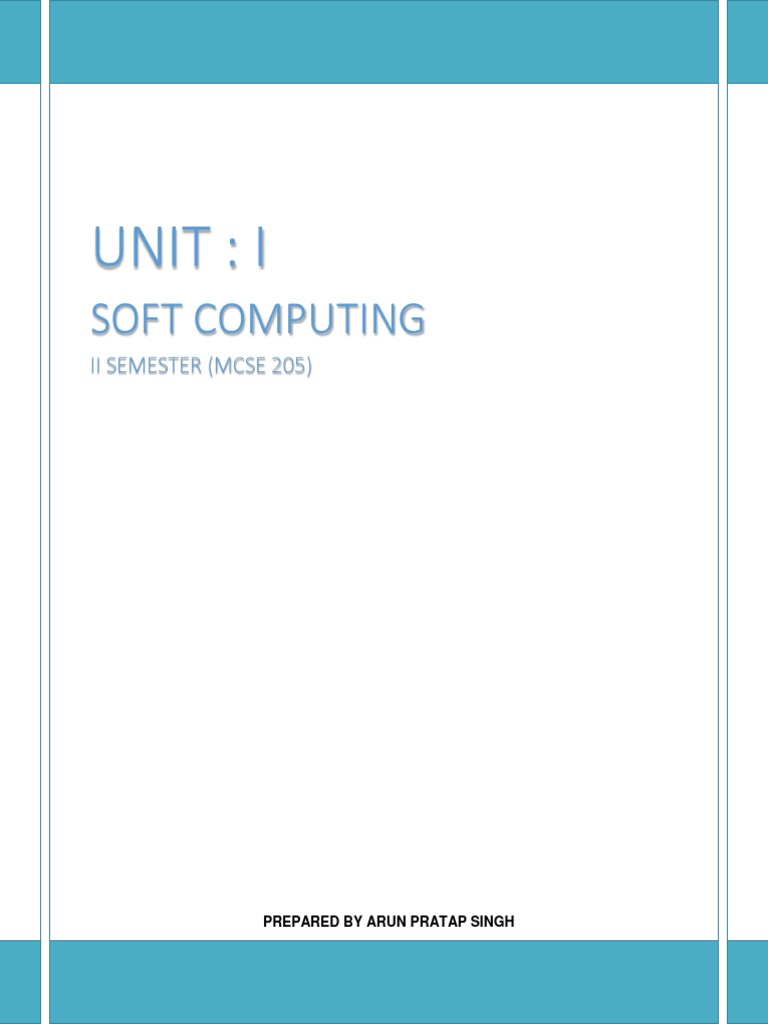 Introduction to Soft Computing Concepts | PDF | Fuzzy Logic ...