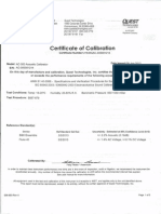 Certificado Patrón de Dosímetros Certifica S.a.C - 2012
