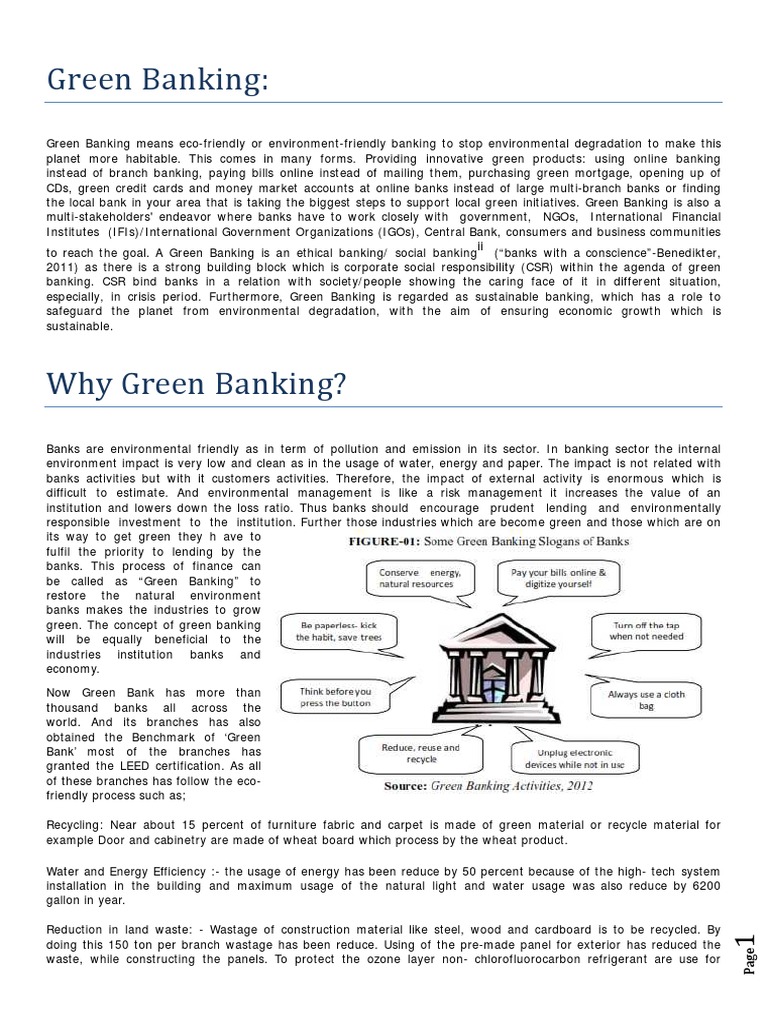 Green Banking in Bangladesh | PDF | Banks | Corporate Social Responsibility