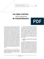 Las Ideas Motrices de Tres Procesos de Industrializacion - Norberto Gonzalez