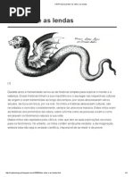 CRIPTOZOOLOGIA_ Os Mitos e as Lendas