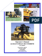 Operator's Manual ALMACO SPLIT TR COMBINE