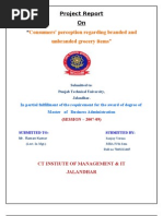Download Consumers perception regarding branded and unbranded grocery items by 01copy SN23428208 doc pdf