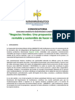 Convocatoria Concurso Bicentenario UNIMINUTO 2013 PDF