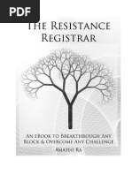Resistance Registrar e Book
