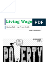 Living Wage:: Quality of Life - Not Poverty For Life