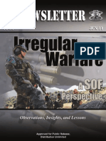 Irregular Warfare A SOF Perspective, Newslatter 11-34, 2011