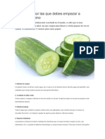 15 Razones Por Las Que Debes Empezar A Comer Pepino