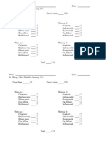 Final Portfolio Grading Sheet