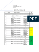 Kontrak Kuliah Micro Teaching