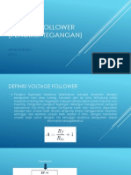 VOLTAGE FOLLOWER PENJELASAN