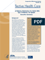 Type 2 DM Oral Rx Comp Effectiveness AHRQ 2011