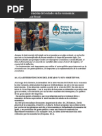 Intervencion Del Estado en La Economia.