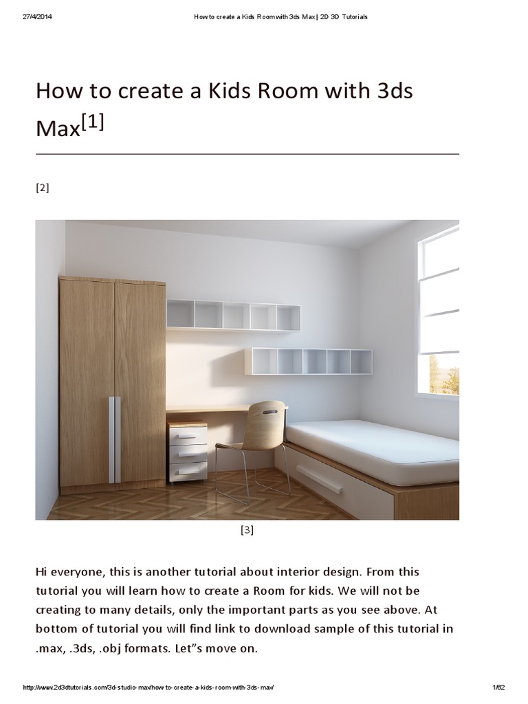 3ds Max Interior Design Tutorials