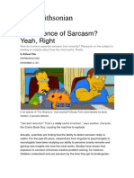 The Science of Sarcasm