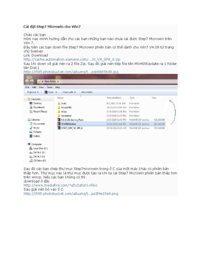 How Install Step 7 Microwin v4 On Win7 x64 | PDF