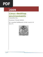 Linux Desktop Environments