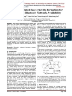 Semi-Distributed Scatternet Re-Formation For Improving Bluetooth Network Availability