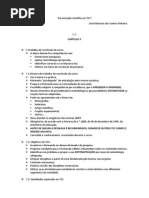 Da Iniciação Científica Ao TCC