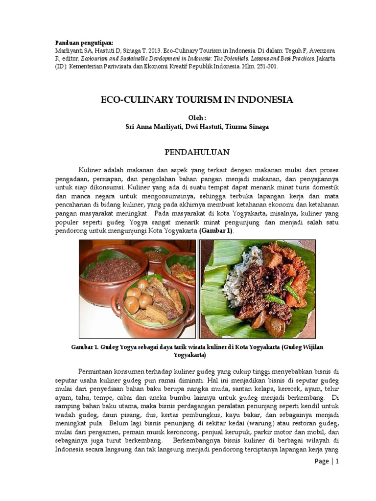 Ekowisata Kuliner
