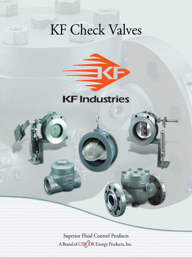 KF Check Valves Valve Steel