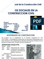 Beneficios Sociales en La Construccion Civil: Régimen Laboral de La Construcción Civil