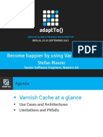 AdaptTo2013 Varnish