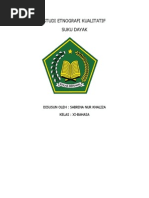 Download Studi Etnografi Kualitatif Tentang Suku Dayak by Annisa Rahmah Fajriah SN234333148 doc pdf
