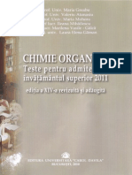 129168621 65764588 Chimie Organica Teste Admitere Medicina 2011 Bucuresti 1