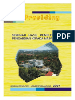 Prosiding Unila 2007 (Buku 1)
