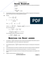 Dispersion and Spectra