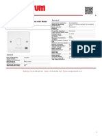 Contactum - 20a Dp Switch With Neon Printed With Water Heater - Moulded White