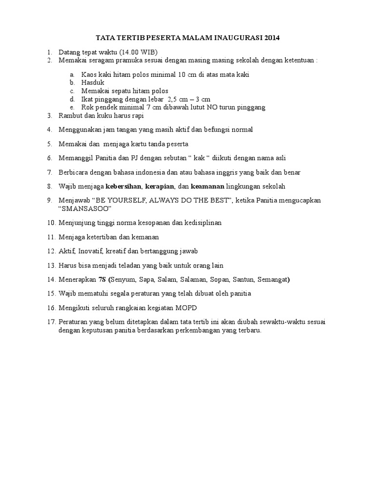 650+ Contoh Undangan Inagurasi Gratis