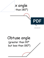Reflex Angle: (Greater Than 180º)