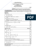 Model E c Matematica M Tehnologic Barem