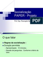 Regras para apresentação de projeto de estágio