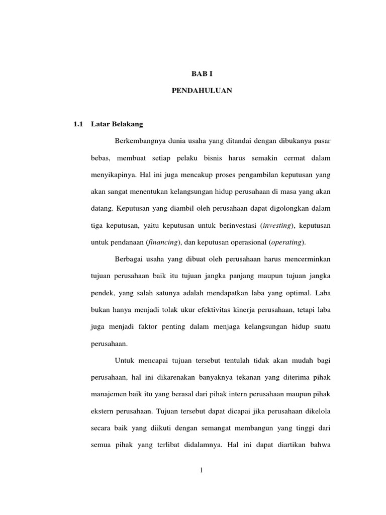 Analisis Kinerja Keuangan
