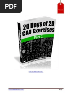 Download 20 Days of 2d CAD Exercises Part I by Dionisis Korkolis SN234361405 doc pdf
