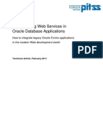 Implementing Web Services in Oracle Database Applications