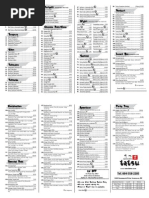 Jiro Restaurant Complete Menu Guide | PDF | Sushi | Food And Drink