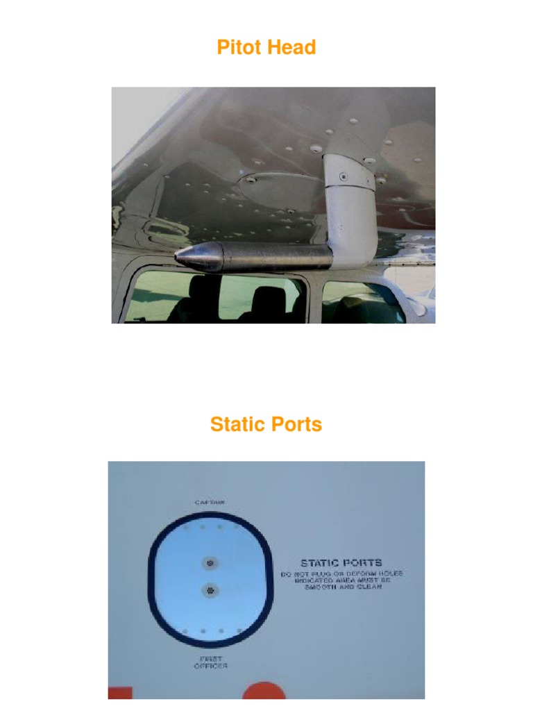 Pitot Static System | PDF | Altimeter | Aviation