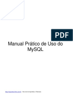 038 Manual Pratico de Uso Do MySQL No Windows