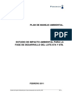 Plan de Manejo Ambiental