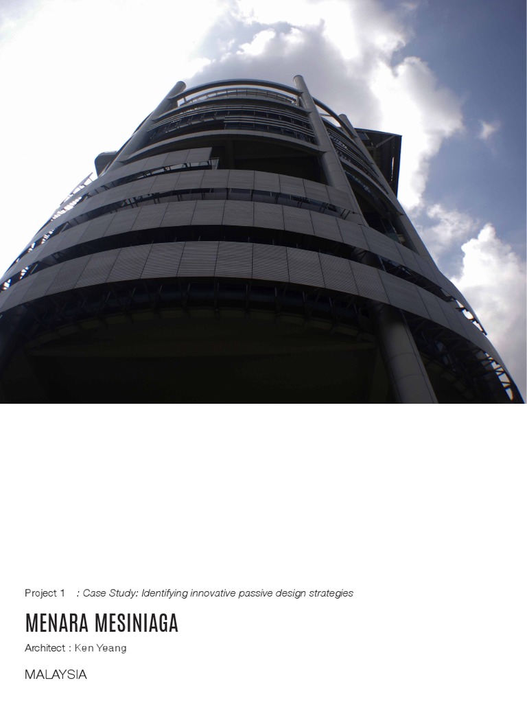 Menara Mesiniaga: A Bio-Climatic Case Study | PDF | Window | Building