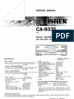 Fisher CA-9335 Service Manual