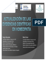 Actualización Evidencias Cientificas Homeopatia 2013