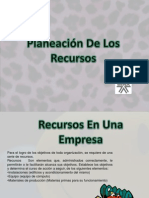 Planeacion de Recursos