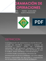 Programacion de Operaciones TM