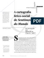 Revista Usp - Wagner- Sentimento Do Mundo Análise e Críica