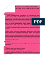 Memahami Kebutuhan Zat Gizi Dan Diet Pada Hipotiroid Dan Hipertiroid